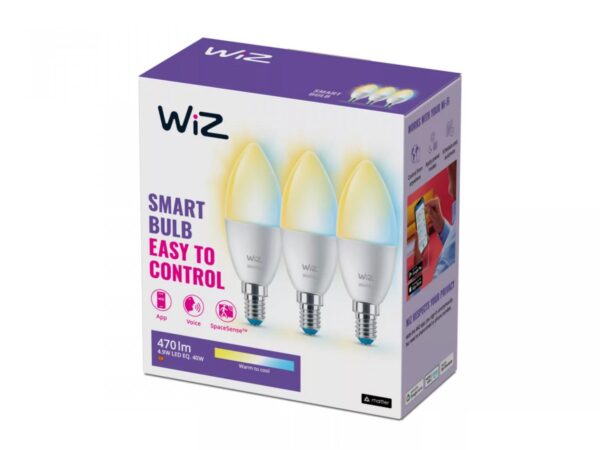 WI-FI BLE 40W C37 E14 927-65 TW 3CT/6