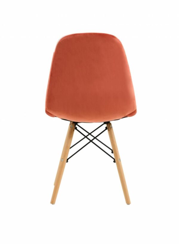 SET 2 SCAUNE STIL SCANDINAV - CORAL - Image 3