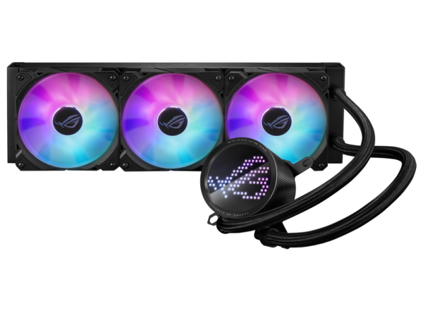 Cooler Asus "ROG RYUO III 360 A", skt universal, racire cu lichid, ventilator 120 mm x 3, 2200 rpm, iluminat ARGB, "ROG RYUO III 360 A" (timbru verde 2.00 lei) - Image 6