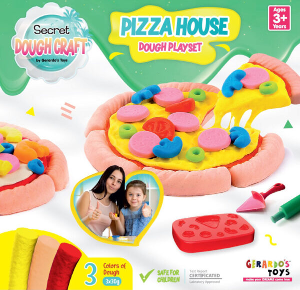 Gerardo's Toys voolimiskomplekt Pitsa Dough Craft