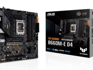 ASUS TUF GAMING B660M-E (mATX, B660, LGA 1700, DDR4)