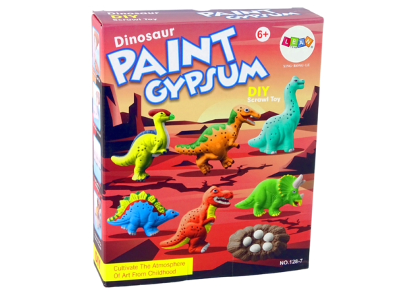 DIY Plaster Casting Kit Painting Paint Dinosaurs - Image 4