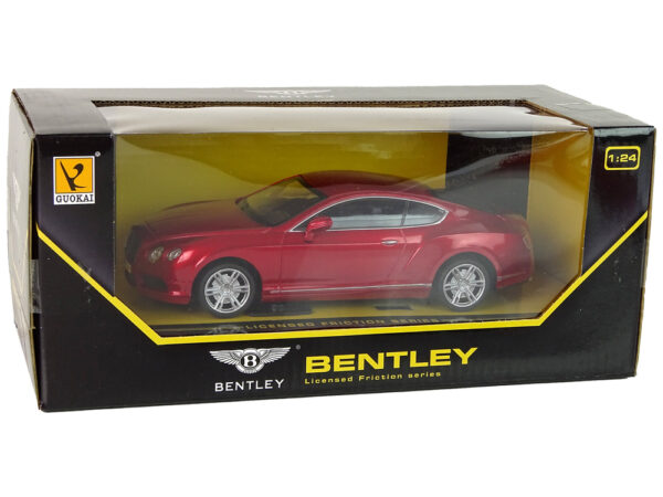 Bentley Red 1:24 Fction Drive Toy Car - Image 7