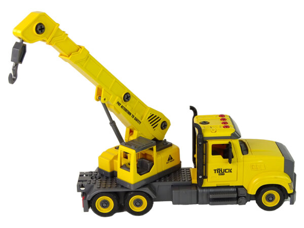 Crane Truck for Unscrewing and Twisting Yellow - Image 4