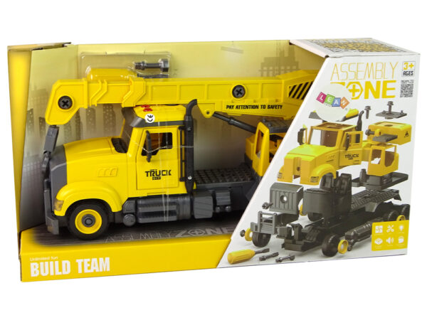 Crane Truck for Unscrewing and Twisting Yellow - Image 7