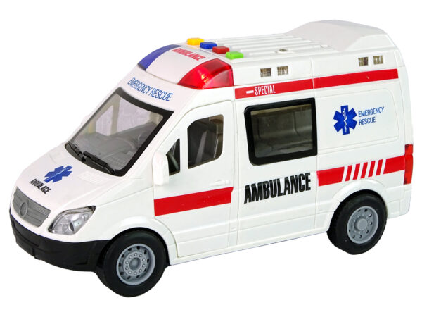 Ambulance Lights Sounds Friction Drive - Image 2