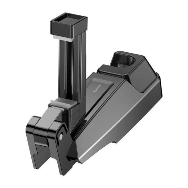 SUPORT AUTO Baseus pt. SmartPhone, fixare pe tetiera, ofera posibilitatea reglarii unghiului de vizionare pe verticala si orizontala (360 de grade), negru "SUHZ-A01" - 6953156291973 - Image 3