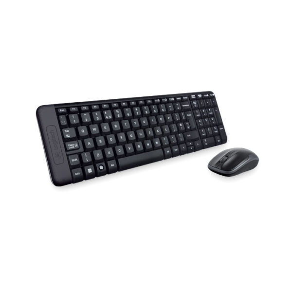 Logitech Wireless Combo MK220 - Kl�vesnice a sada my�i - bezdr�tov� - 2.4 GHz - Mezin�rodn� angli�tina