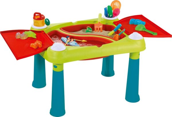 Bērnu rotaļu galdiņš Creative Fun Table tirkīza/sarkans