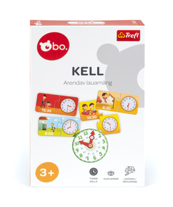 bo. Educational board game "Clock" (In Estonian lang.)
