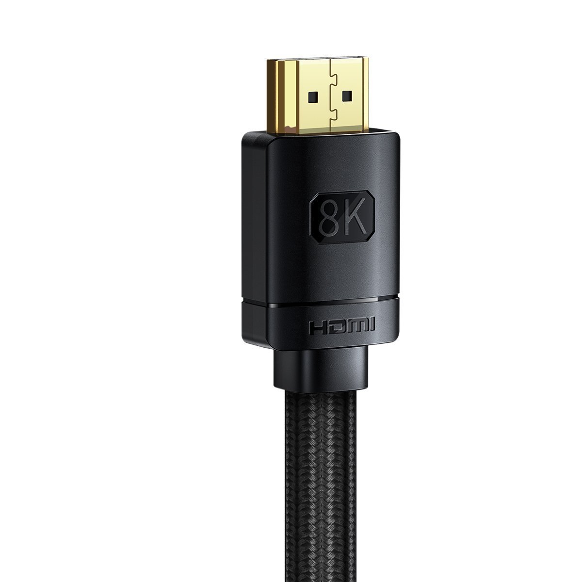 CABLU video Baseus High Definition, HDMI (T) la HDMI (T), versiunea 2.1, rezolutie maxima 8K UHD (7680 x 4320) la 60 Hz, conectori auriti, 2m, negru "CAKGQ-K01" (timbru verde 0.8 lei) - 6953156204164 - Image 2