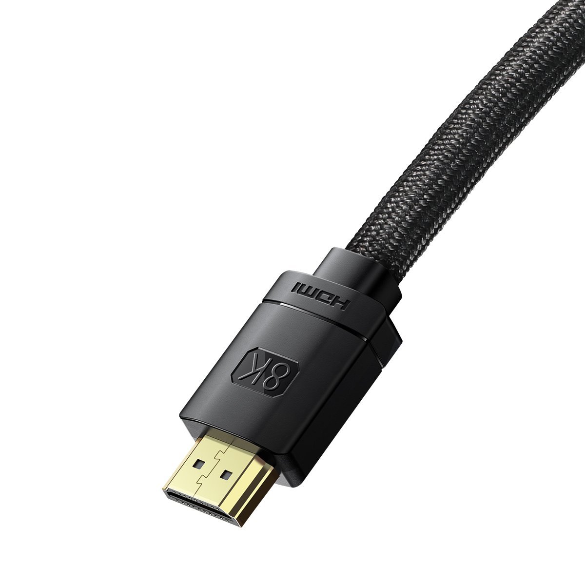CABLU video Baseus High Definition, HDMI (T) la HDMI (T), versiunea 2.1, rezolutie maxima 8K UHD (7680 x 4320) la 60 Hz, conectori auriti, 2m, negru "CAKGQ-K01" (timbru verde 0.8 lei) - 6953156204164 - Image 3