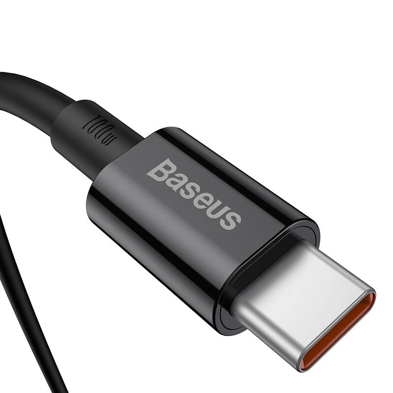 CABLU alimentare si date Baseus Superior, Fast Charging Data Cable pt. smartphone, USB Type-C la USB Type-C 100W, 1m, negru "CATYS-B01" (timbru verde 0.08 lei) - 6953156208438 - Image 3