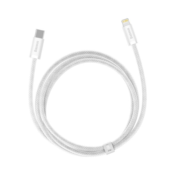 Baseus Dynamic USB-C cable for Lightning, 23W, 1m (white) - Image 2