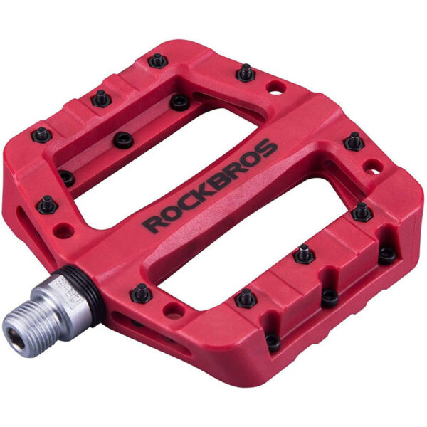 Bicycle pedals, platform, nylon Rockbros 2017-12CRD (red) - Image 2