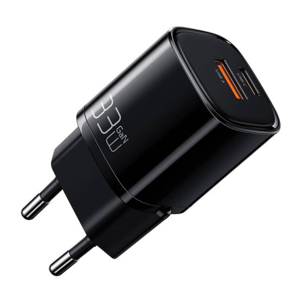 Charger Mcdodo Nano GaN CH-0151, USB + USB-C, 33W (black)