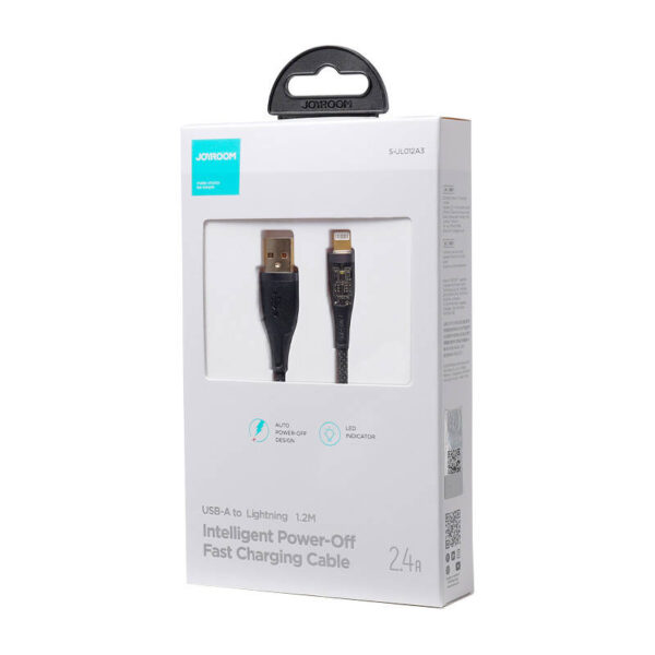 Cable to USB-A / Lightning / 2.4A / 1.2m Joyroom S-UL012A3 (black) - Image 2