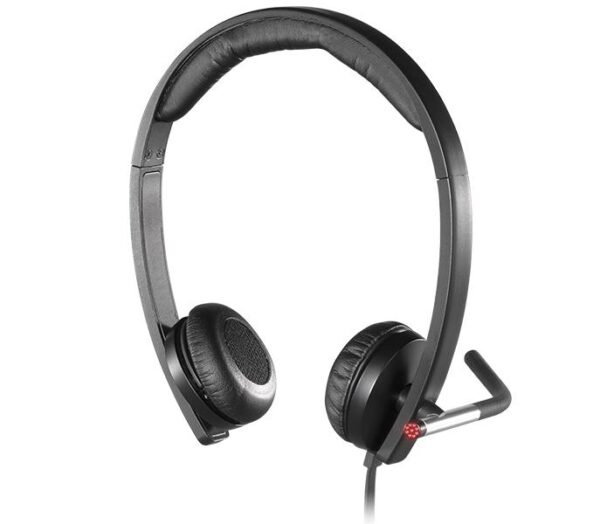 Logitech USB Headset Stereo H650e - Headset - p� �rat - kabelansluten