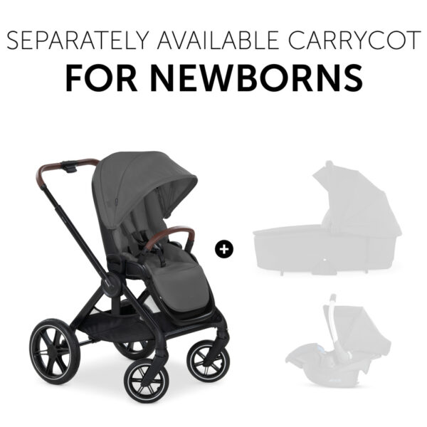 HAUCK stroller WALK N CARE, Dark Grey, 165379 - Image 5