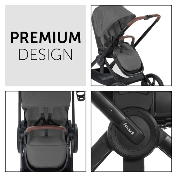 HAUCK stroller WALK N CARE, Dark Grey, 165379 - Image 6