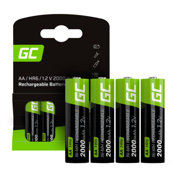 Green Cell 4x AA HR6 Batteries 2000mAh