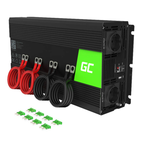 Inverter 12/220 V  DC/AC 2000W/4000W  Pure sine wave GREEN CELL