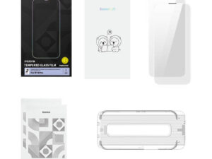 Tempered Glass Baseus Corning for iPhone 14 Pro with built-in dust filter