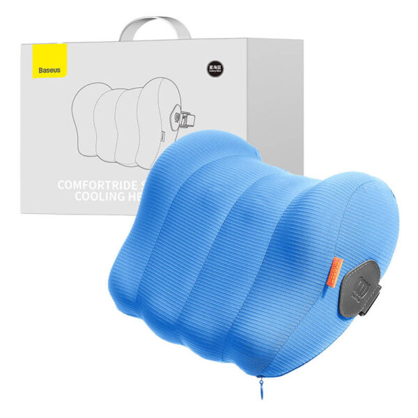 PERNA AUTO suport cap Baseus ComfortRide, design ergonomic, efect de racire, dimensiune 273 x 200 x 113mm, albastru "C20036402311-00" - 6932172634681