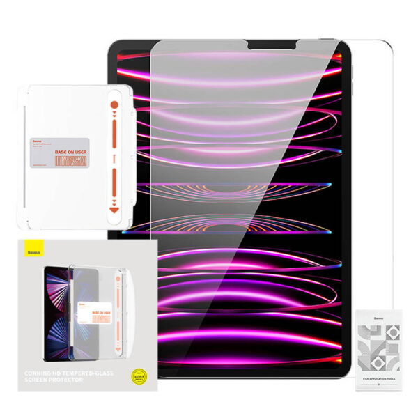 Tempered Glass Baseus Screen Protector for Pad Pro 11" (2018/2020/2021/2022)/Pad Air4/Air5 10.9" - Image 4