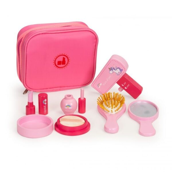 EcoToys Beauty set with bag and 6 accessories - Image 2