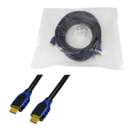 CABLU video LOGILINK, HDMI (T) la HDMI (T), 10m, conectori auriti, rezolutie maxima 4K DCI (4096 x 2160) la 60 Hz, ver. 2.0a, w. ethernet, negru, "CH0066" (timbru verde 2.00 lei) - Image 3