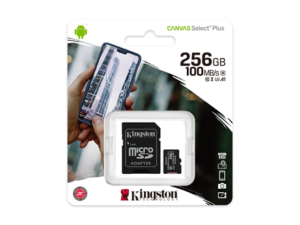 Karta pamięci microSD 256GB Canvas Select Plus 100/85MB/s Adapter
