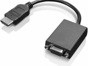 Lenovo - Videokort - HDMI hane till HD-15 (VGA) hona - 20 cm