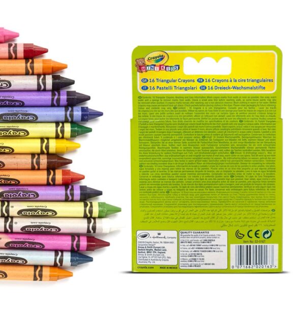 CRAYOLA MINIKIDS Triangular crayons, 16 pcs - Image 2