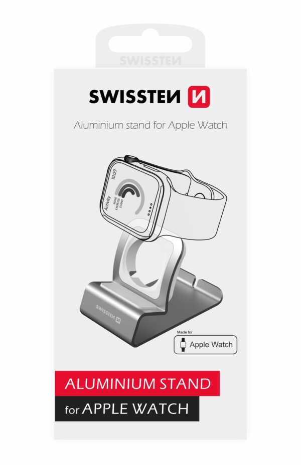 Swissten Aluminum stand for Apple Watch