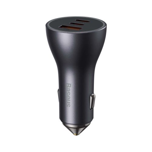 INCARCATOR auto Baseus Golden Contactor Pro, Quick Charge 65W, 1 x USB 5V/3A, 2 x USB Type-C, gri "CGJP010013" (timbru verde 0.18 lei) - 6932172610289 - Image 15