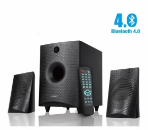 FENDA F&D repro F210X/ 2.1/ 15W/ černé/ BT4.0/ FM rádio/ USB přehrávání/ dálkové ovládání