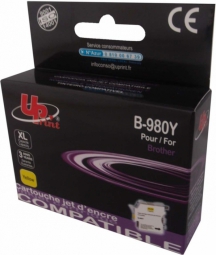 Ink cartridge UPRINT LC980/1100 BROTHER, Yellow