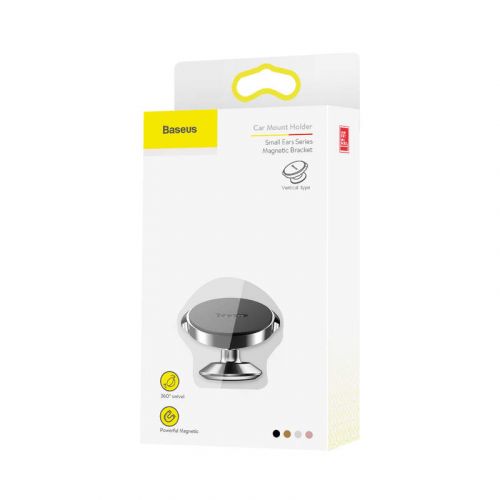 SUPORT AUTO Baseus Small Ears pt. SmartPhone, fixare bord prin lipire, unghi reglabil, negru "SUER-B01" - 6953156253063