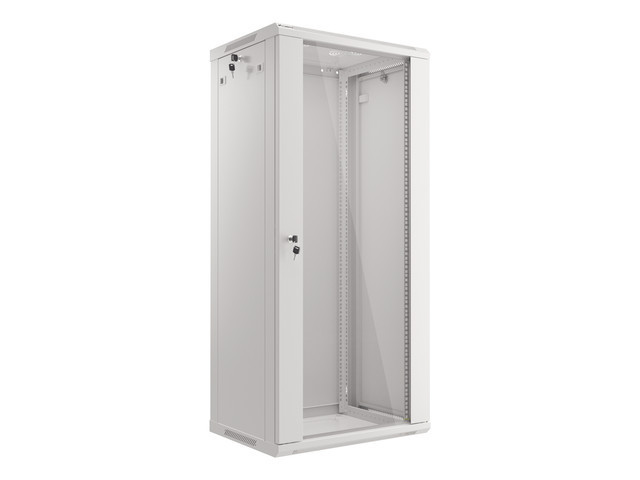Lanberg WF01-6427-10S Wall mounted rack cabinet 27U gray
