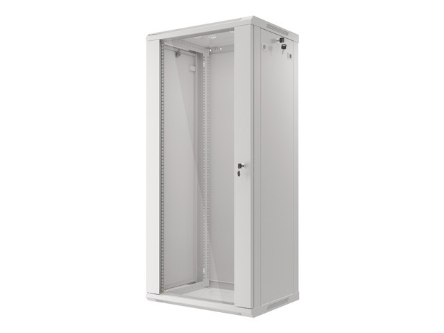 Lanberg WF01-6427-10S Wall mounted rack cabinet 27U gray - Image 14