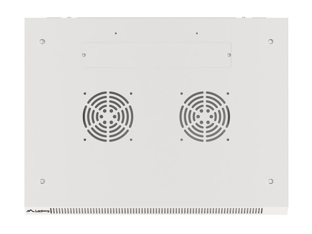 Lanberg WF01-6427-10S Wall mounted rack cabinet 27U gray - Image 11