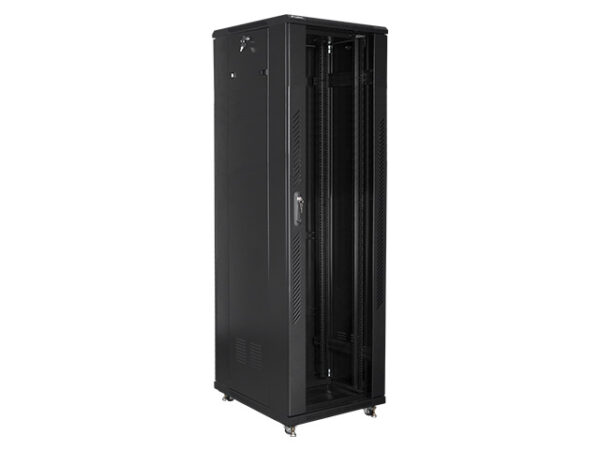 Szafa stojąca Rack 19'' 42U 600x800mm czarna - Image 4