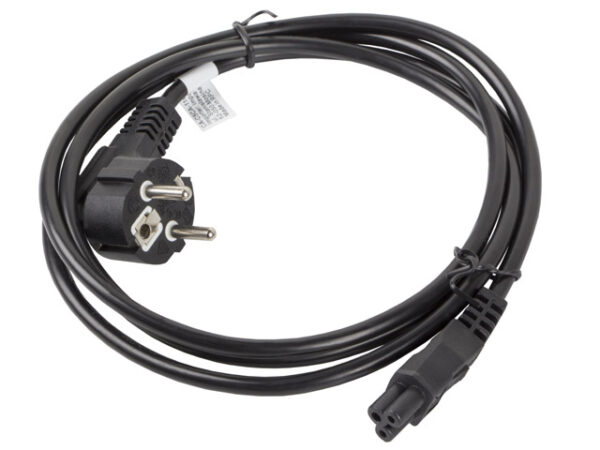 Lanberg power cable for laptop cee 7/7->c5 ca-c5ca-11cc-0018-bk - Image 4