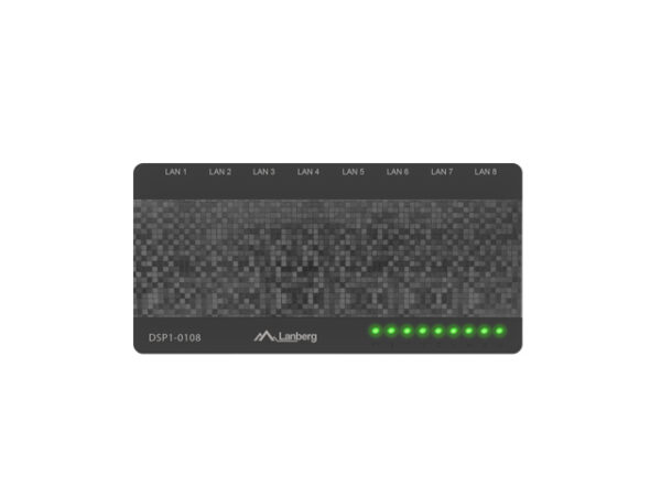 LANBERG DSP1-0108 Switch DSP1-0108 8-Port 100MB/S Desktop - Image 2