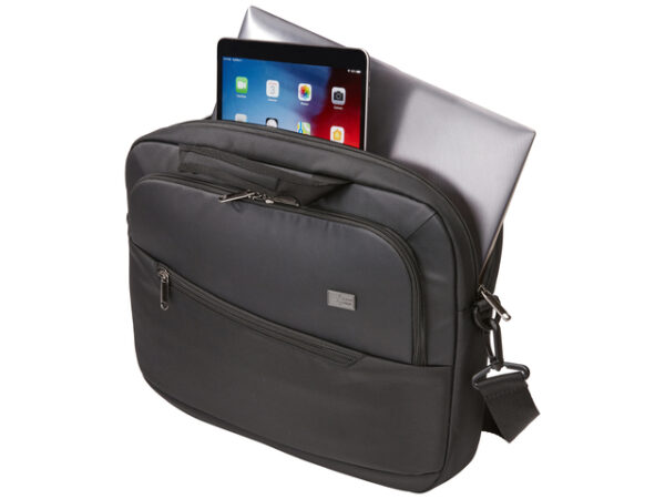 GEANTA CASE LOGIC, pt. notebook de max. 14 inch, 1 compartiment, buzunar frontal x 2,bretea umar, poliester, negru, "PROPA-114 BLACK" 3204526 - Image 2