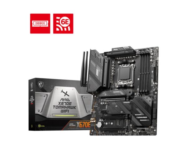 MSI MAG X670E TOMAHAWK WIFI motherboard AMD X670 Socket AM5 ATX