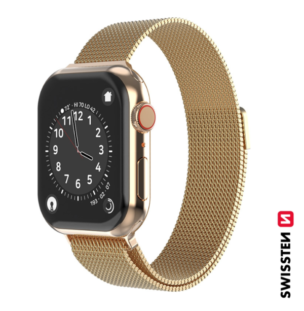 Swissten Metal Strap for Apple Watch 1/2/3/4/5/6/SE / 42 mm / 44 mm - Image 2