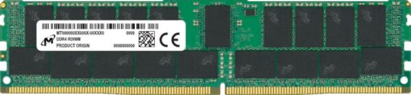 Micron - DDR4 - modul - 64 GB - DIMM 288-pin - 3200 MHz / PC4-25600 - CL22 - 1.2 V - registrerad - ECC