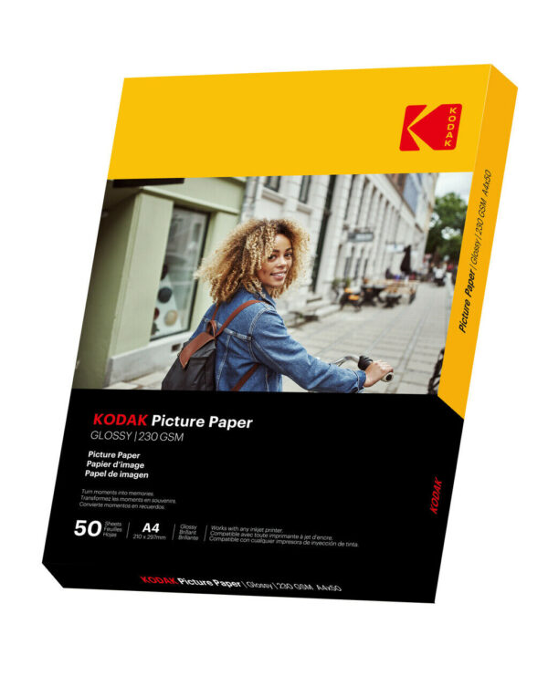 Kodak photo paper A4 Glossy 230g 50 sheets - Image 2